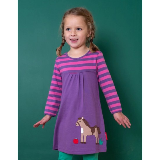 Dress - Toby Tiger - Long Sleeve - Pony Horse - 12-18m, 2-3yr left in sale