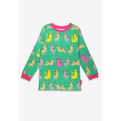 Pyjamas - ANIMALS - Cat - Toby Tiger - Kitty - Pink , green, yellow..