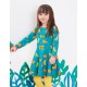 Dress - SKATER - Long sleeves - Toby Tiger - Green Wild Cats - last size