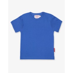 Top - PLAIN - Blue - Toby Tiger - Short sleeve