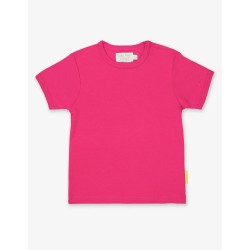 Top - PLAIN - Pink - Toby Tiger - Short sleeve