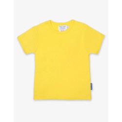 Top - PLAIN - Yellow - Toby Tiger - Short sleeve