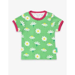 Top - FLOWERS - Toby Tiger - Green DAISY