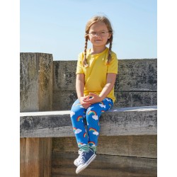 Top - PLAIN - Yellow - Toby Tiger - Short sleeve