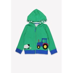 Hoody - Farm - Tractor - Toby Tiger - Hillside - Tractor, sheep and chick