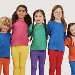 Plain colour clothes - organic cotton