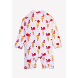 Sun and Swim - SWIM SUIT - Ice Cream Lolly Cones - Long-Sleeved  UPF 50 + 