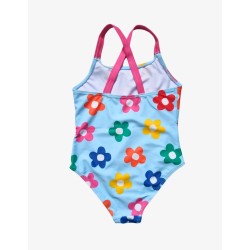 Sun and Swim - SWIM SUIT - FLOWERS - Rainbow Flower Bloom - UPF 50 + 