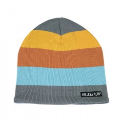 Hat - Winter - Villervalla - Fleeced Lined Knitted Hat - Beijing - Orange  