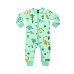 Babygrow - Romper - Villervalla - DINO - Green PEAR 