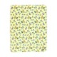 Muslins and Blanket - Blanket - Villervalla - REVERSIBLE - Lemon yellow SAFARI  - 68 x 87 cm 