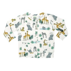 Cardigan - SAFARI - Light  - MARBLE white  - last two