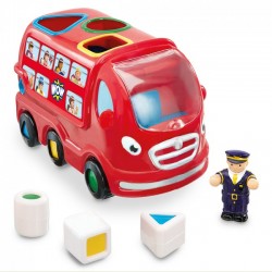 Toys - Educational and Fun - WOW Toys - London Bus Leo - Age Range 1 - 5 Years 
