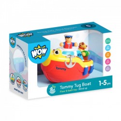 Toys - Educational and Fun - WOW Toys - Tommy Tug Boat - Age Range 1 - 5 Years
