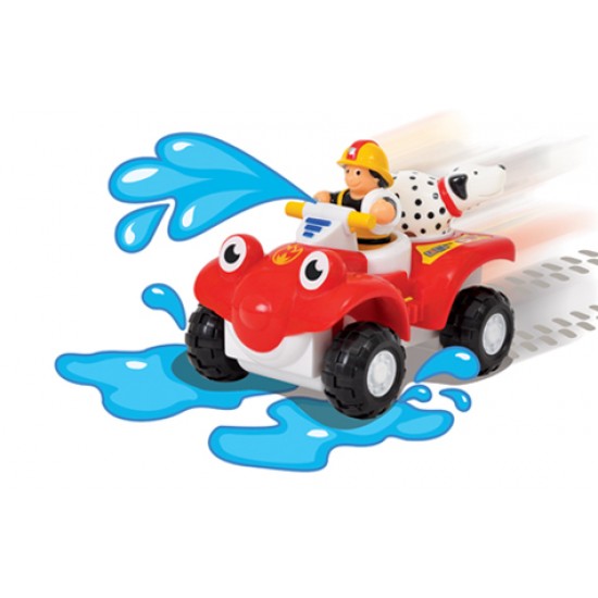 Toys - Toddlers - WOW Toys - Fire Buggy Bertie - fireman, dog and fire buggy