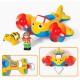 Toys - Educational and Fun - WOW Toys - Johnny Jungle Plane - plane , pilot figure and tiger animal figure 