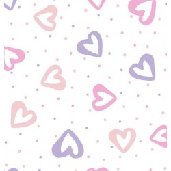 Babygrow - UNISEX - Pink Love Hearts  