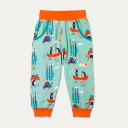 Trousers - Joggers - Ducky Zebra - UNISEX - Sausage Dog and Hedgehog Teal Print 