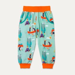 Trousers - Joggers - Ducky Zebra - UNISEX - Sausage Dog and Hedgehog Teal Print - last size