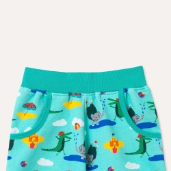 Shorts - Ducky Zebra - UNISEX - Crocodile and Elephant Seaside - last size