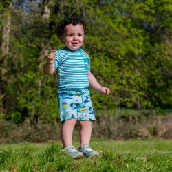 Shorts - ANIMALS - Ducky Zebra - UNISEX - Crocodile and Elephant Seaside - last 6-12 m - clearance
