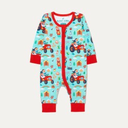 Babygrow - Romper - FARM - Unisex - Ducky Zebra - Farmyard Fun - last 6-12m