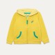 Hoody - Ducky Zebra - Unisex - Zip up - Yellow 