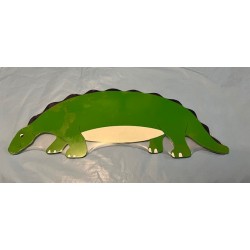 Wooden - NAME PLAQUE - Dinosaur - green - last one in sale