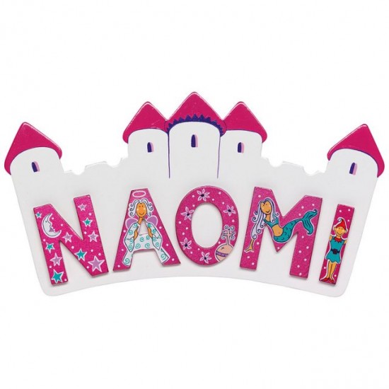 NAME LETTERS - Lanka Kade - PINK - UPPER Case -  Adventure style  - not all A - Z letters are available as in clearance (check below)