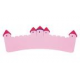 Wooden - NAME PLAQUE - CASTLE - Pink long - up to 8 letters - last one in sale