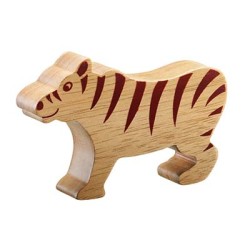 Toys - Wooden - Animals - ZOO - Lanka Kade - Natural Wood - Tiger