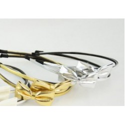 Hair accessory -  Girls - Gold  OR Silver  Bow Headband -  perfect for parties